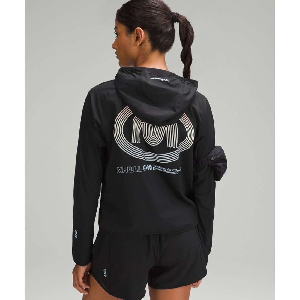 NWT Lululemon x Madhappy Packable Running‎ Jacket Black Size 2